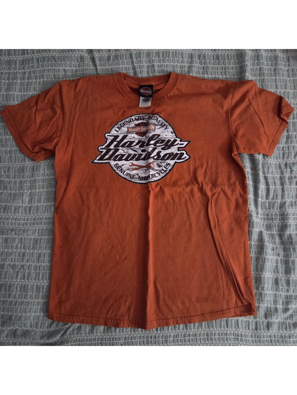 Harley-Davidson orange logo T-shirt
